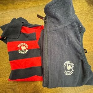Primrose School Uniform TD 3-4 Vest and Red and Navy Polo Shirt